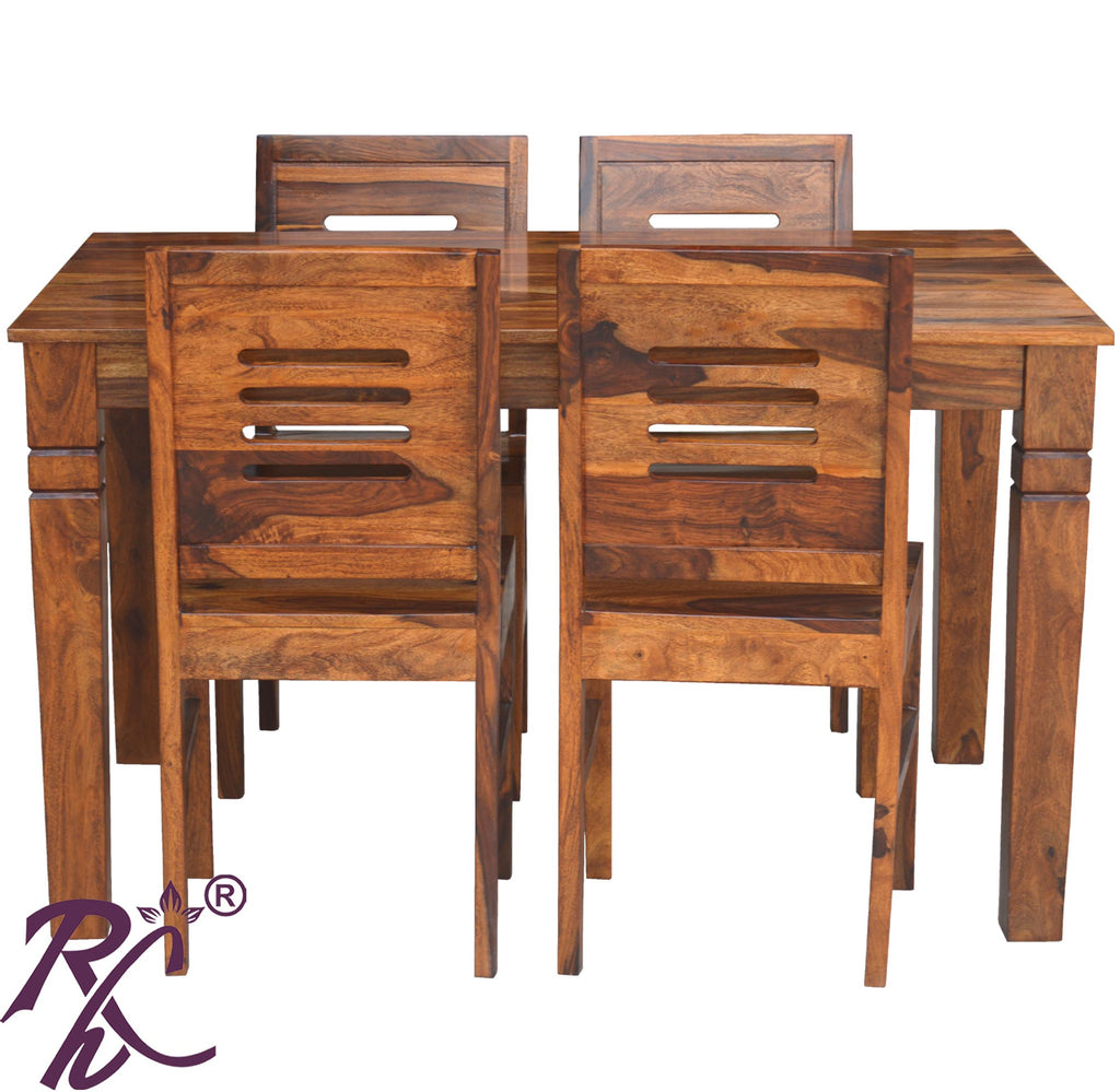 Sheesham Wooden Dining 4 Seater Set