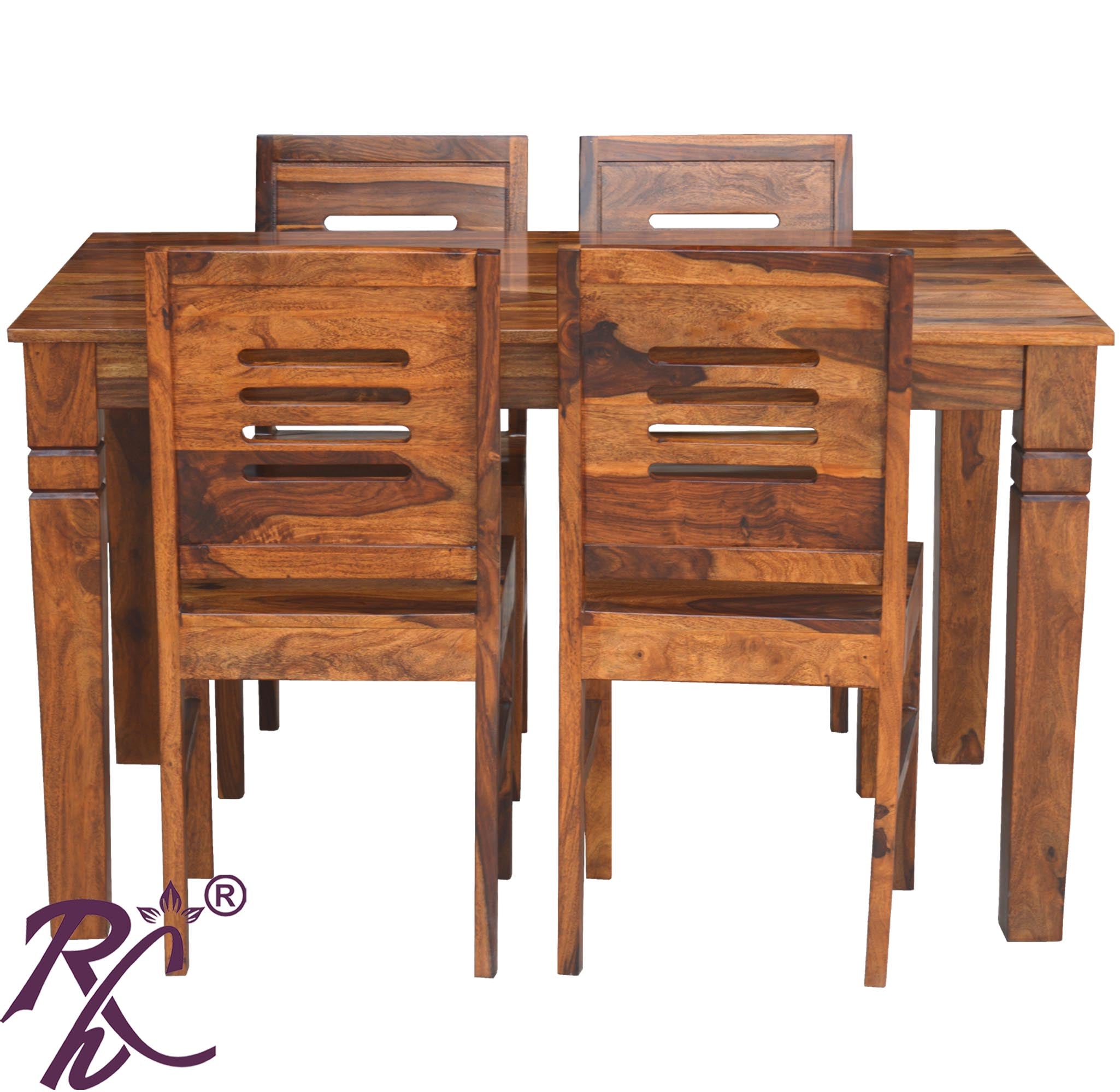 Sheesham Wooden Dining 4 Seater Set