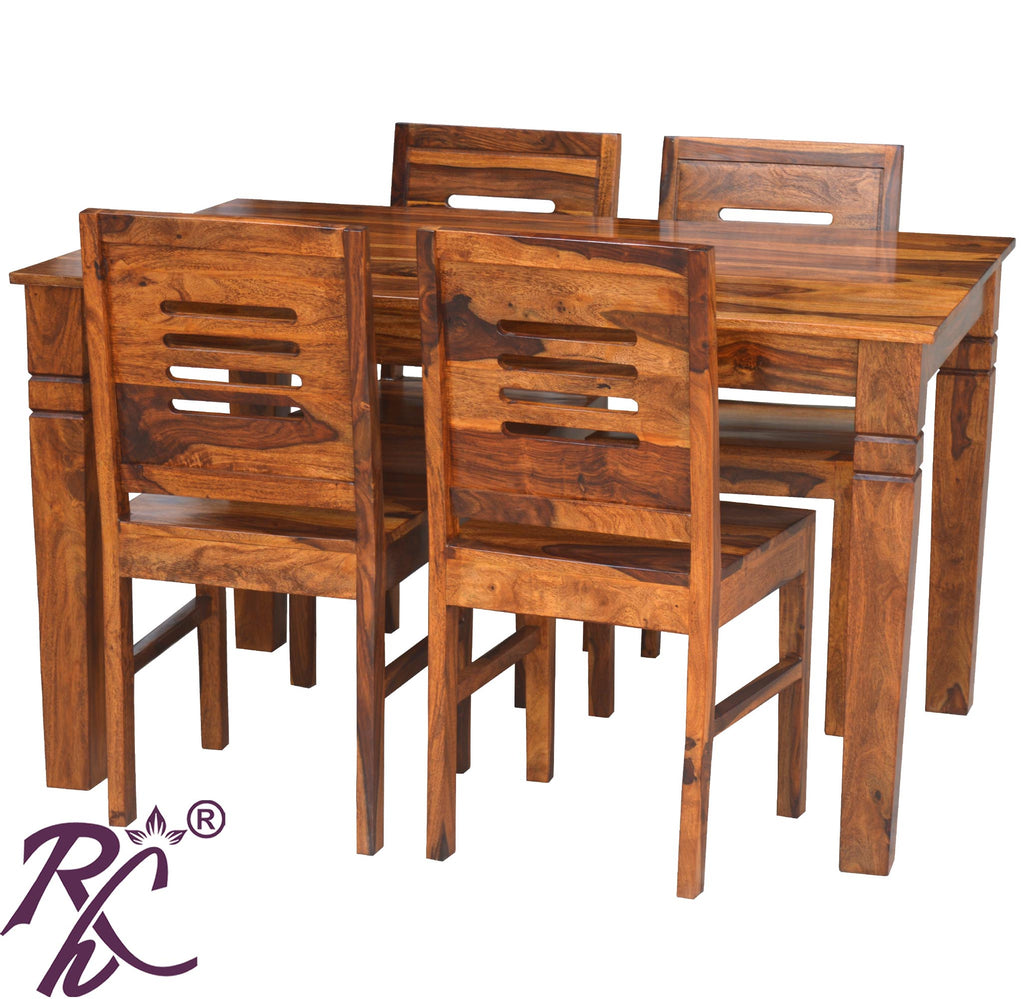 Sheesham Wooden Dining 4 Seater Set