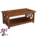 Solid Wood XX Design Center Table