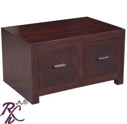 Wooden 2 Drawer Center Table