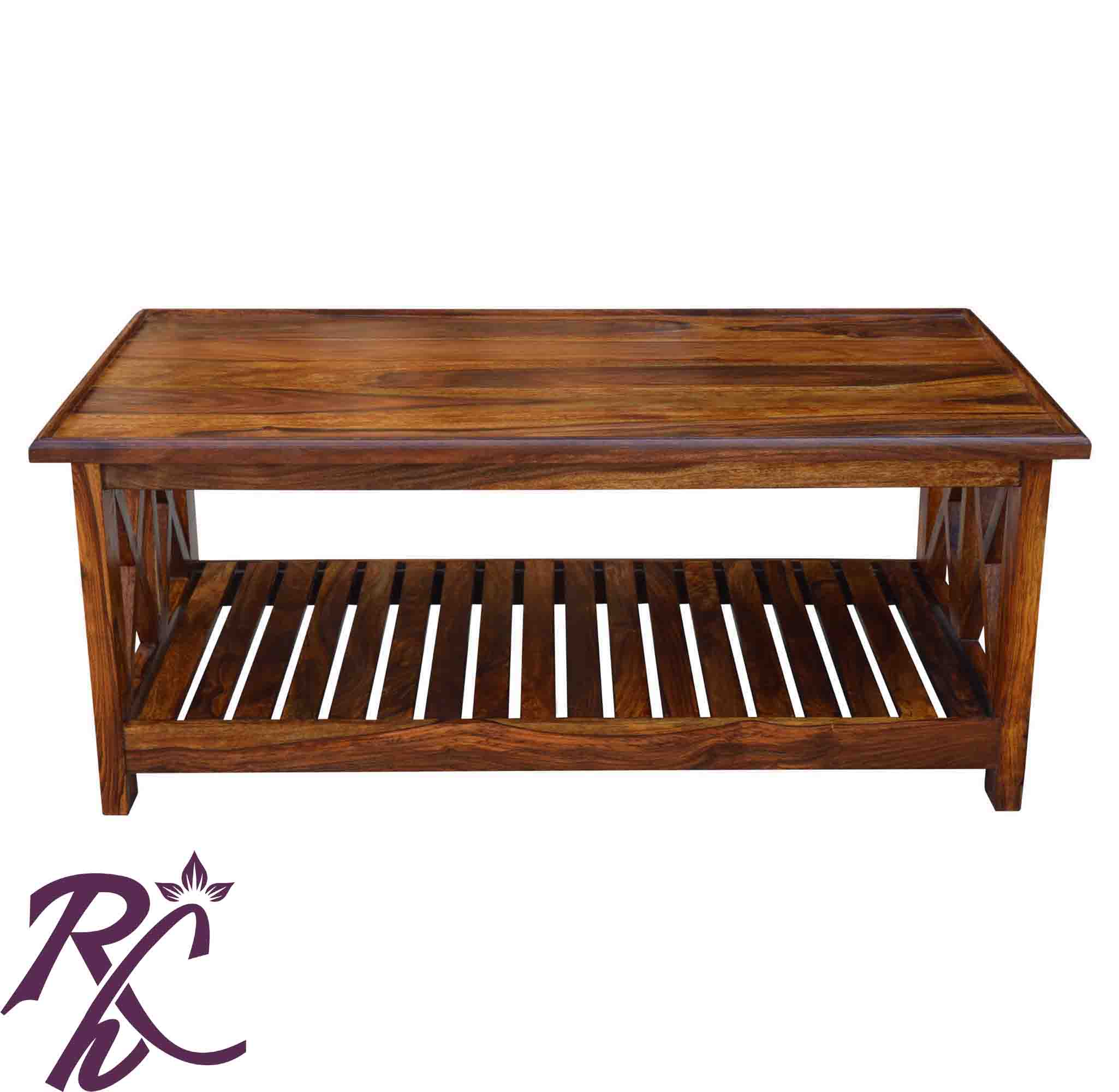 Solid Wood XX Design Center Table