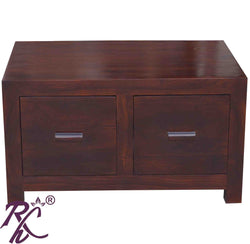 Wooden 2 Drawer Center Table