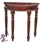 Solid Wood Half Round Console Table