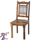 Solid Wood Iron Jali Chair set of (2 pieces)
