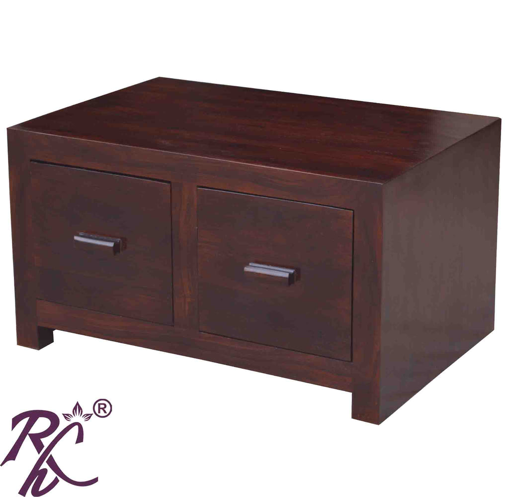 Wooden 2 Drawer Center Table