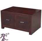 Wooden 2 Drawer Center Table