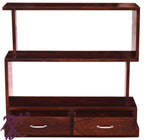 Wooden 2 Drawer Bookcase Stand