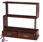 Wooden 2 Drawer Bookcase Stand