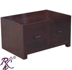 Wooden 2 Drawer Center Table