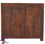 Solid Wood Clovis Cabinet with 2 Drawers