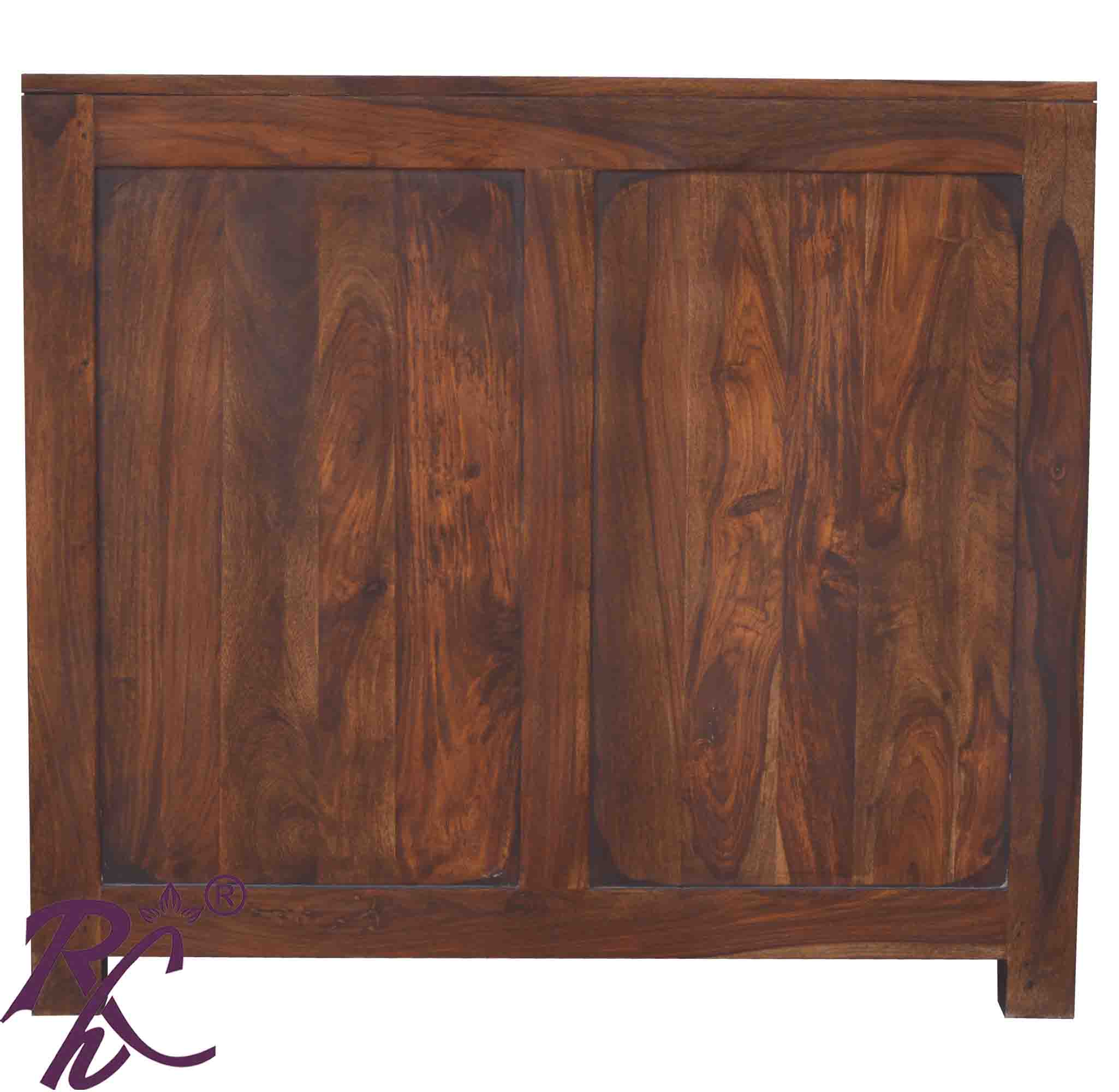 Solid Wood Clovis Cabinet with 2 Drawers