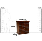 Solid Wood Cadbury Door Design Bar cabinet S