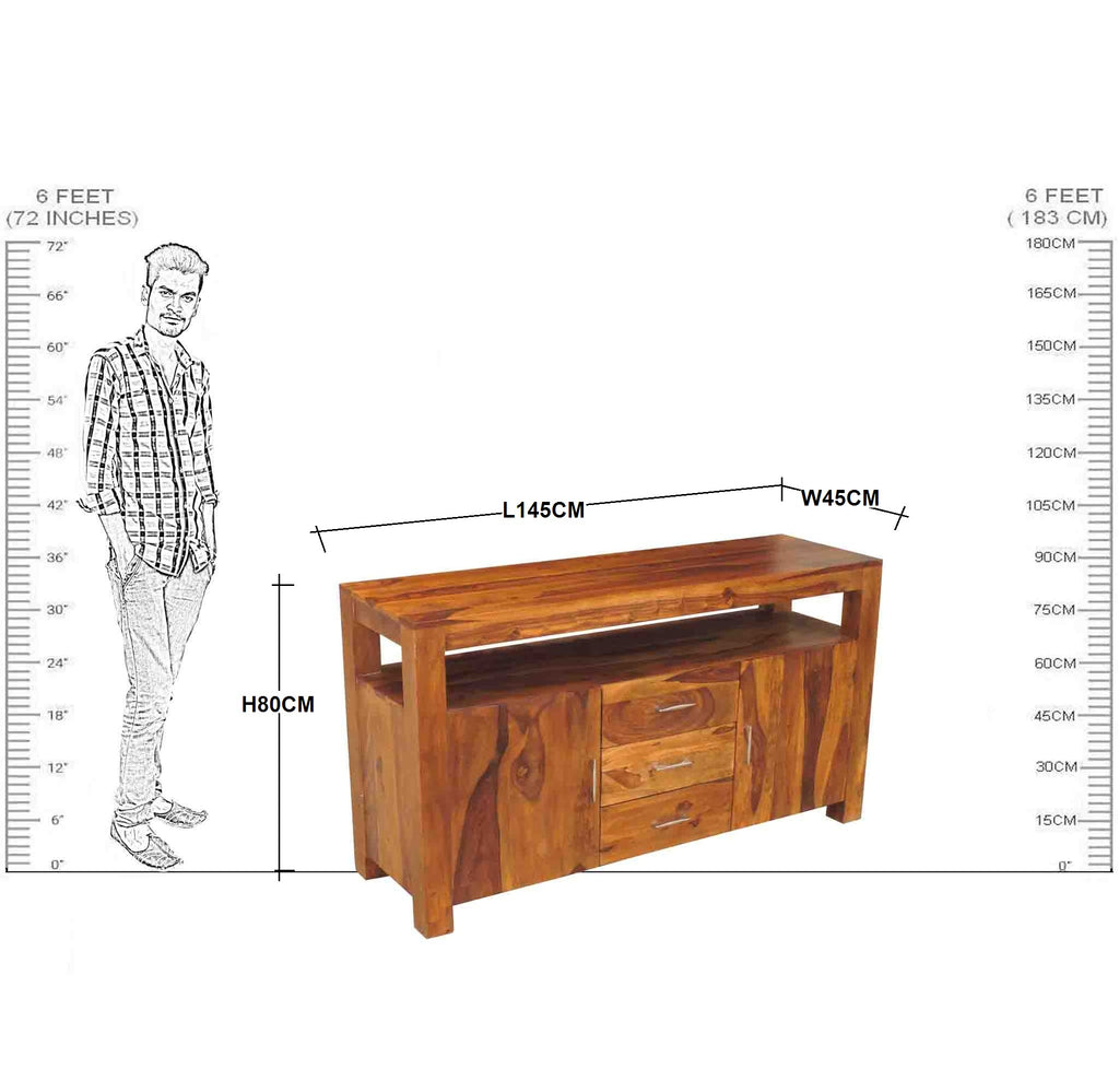 Solid Wood Capital Sideboard
