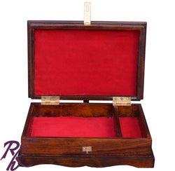 Solid Sheesham Wood Jewellery Box