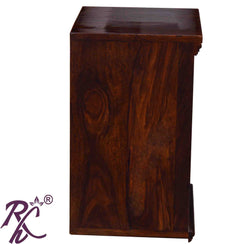 Solid Sheesham Wood Small Storage Side Table