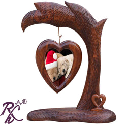 Solid Sheesham Wood Photo Frame Stand