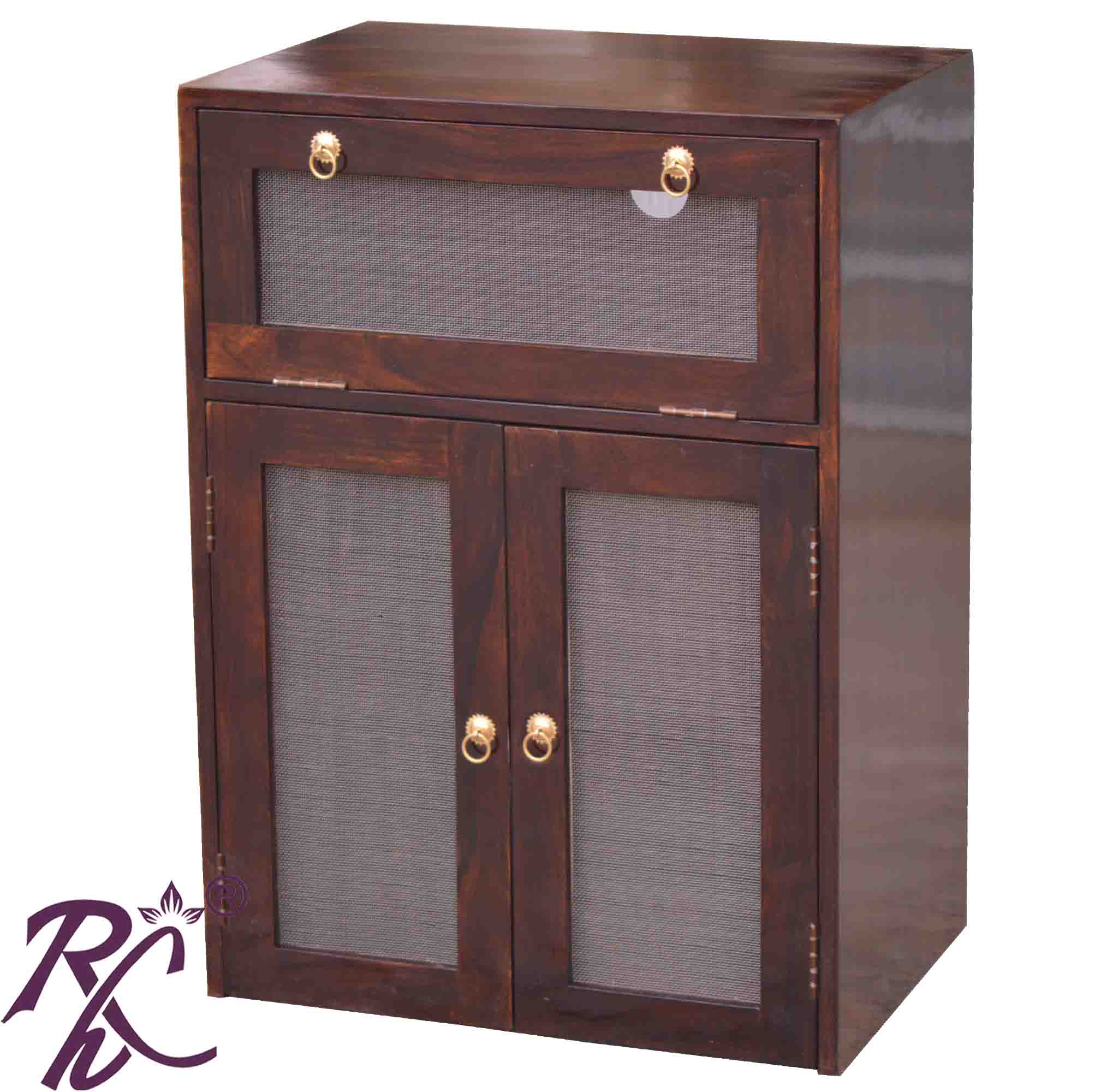 Solid Wooden Single Inverter Battery Box RAJ HANDICRAFT