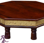 Solid Wood Brass Work Bajot