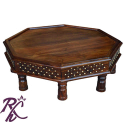 Solid Wood Jiksa Jali Chowki | Solid Wood Bajot