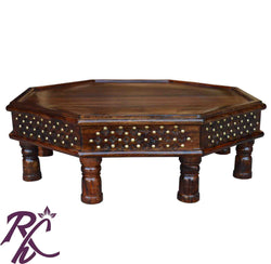 Solid Wood Jiksa Jali Chowki | Solid Wood Bajot