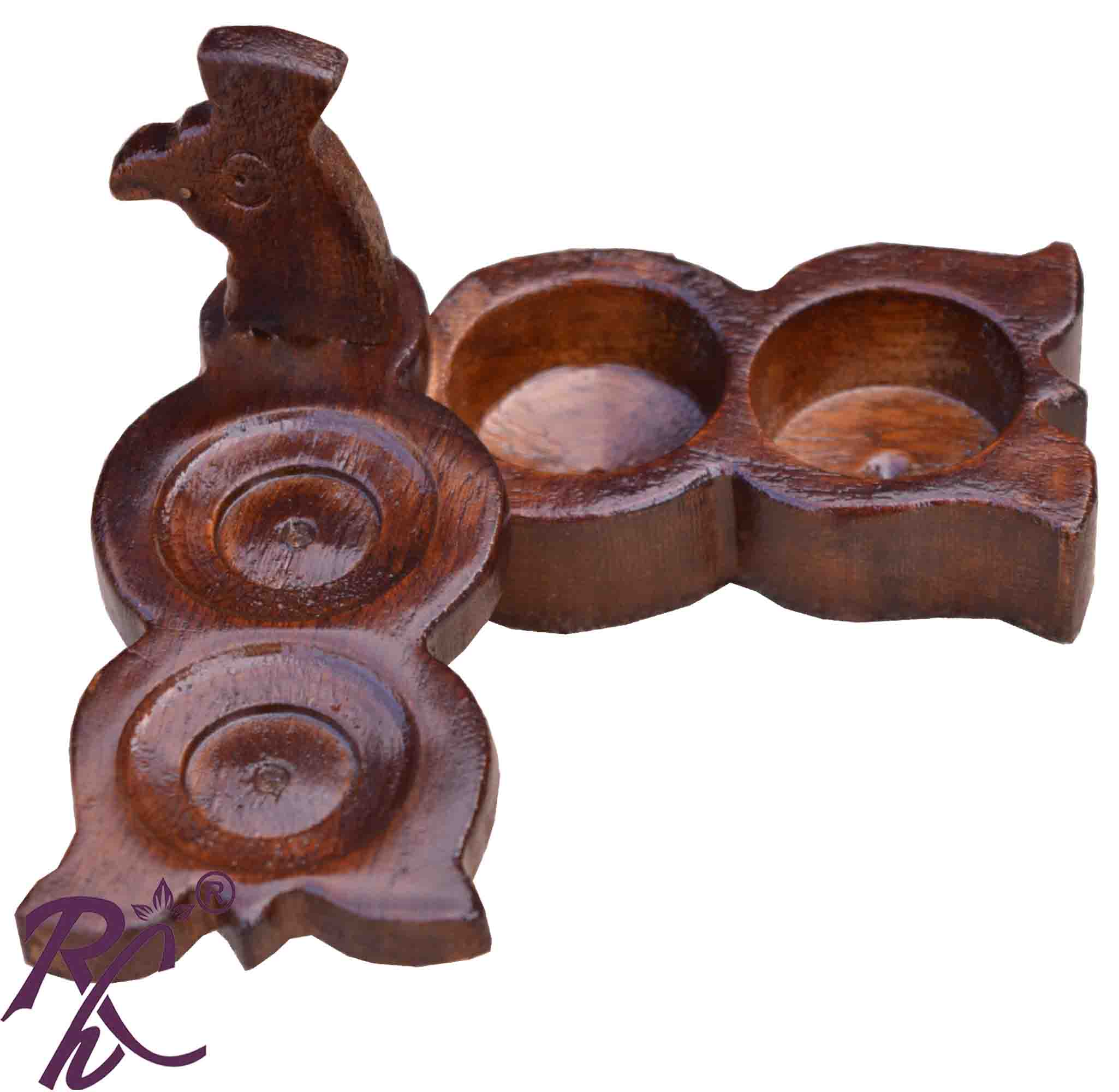 Solid Sheesham Wood Tilak Holder | Wooden Tilk Holder Online