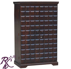 Solid Wood Cadbury Door Design Bar Cabinet