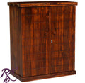 Solid Wood Wood Box Door Design Bar Cabinet