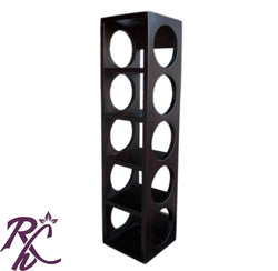 Solid Wood Wine Bottle Rack