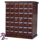 Solid Wood Cadbury Door Design Bar cabinet