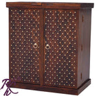 Solid Wood Jiksa Jali Door Design Bar Cabinet S