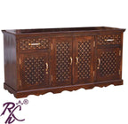 Solid Wood Jiksa Jali Design King Bar Counter