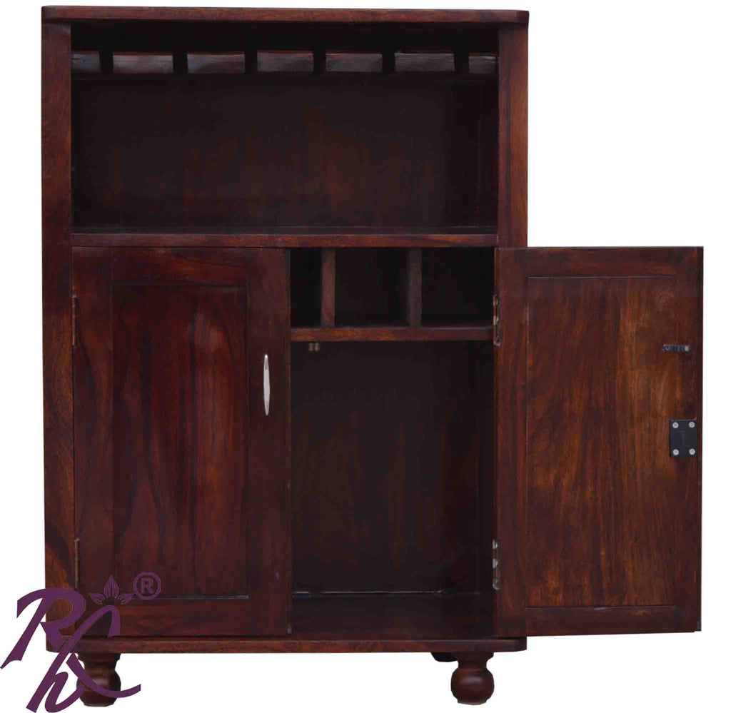 Solid Wood Bar Cabinet