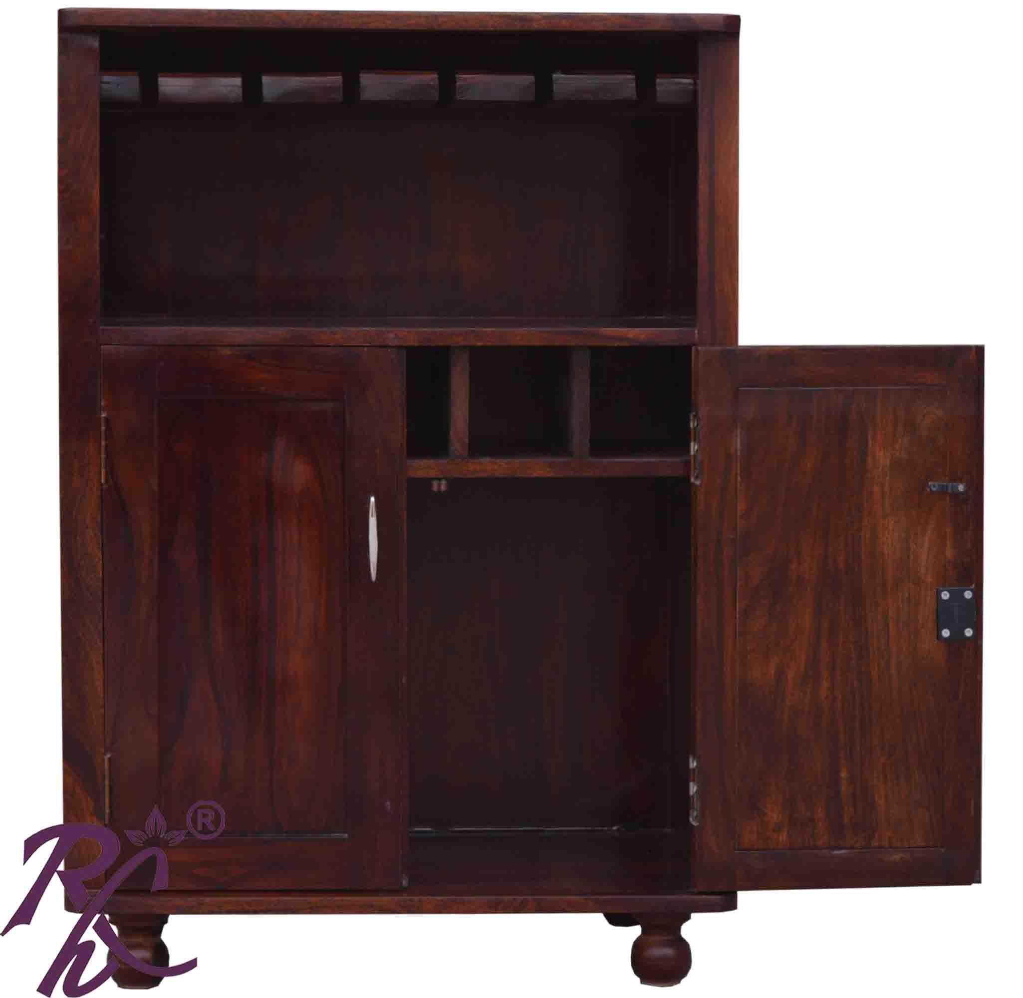 Solid Wood Bar Cabinet