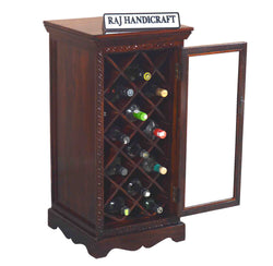 Solid Wood Bar Wine Bottle Rack