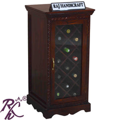 Solid Wood Bar Wine Bottle Rack