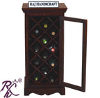 Solid Wood Bar Wine Bottle Rack