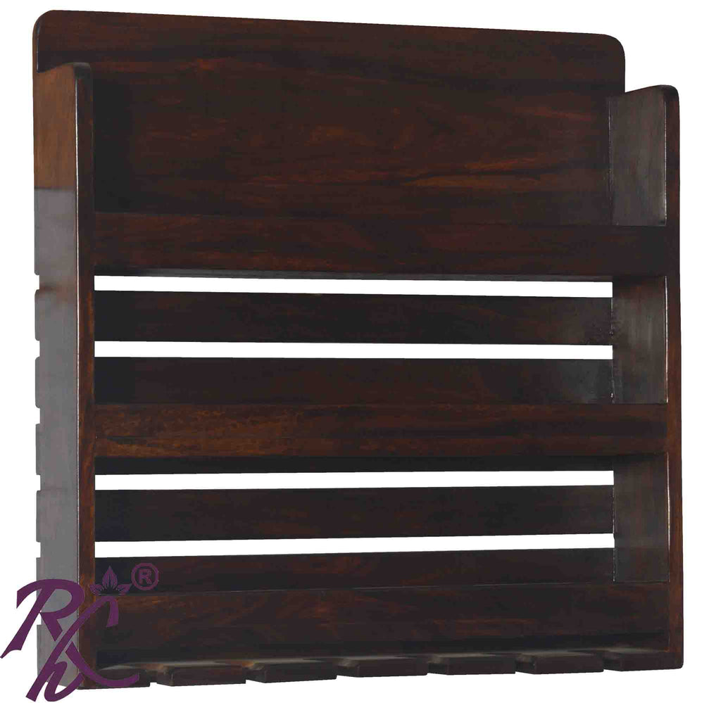 Solid Wood Wall Bar Shelf