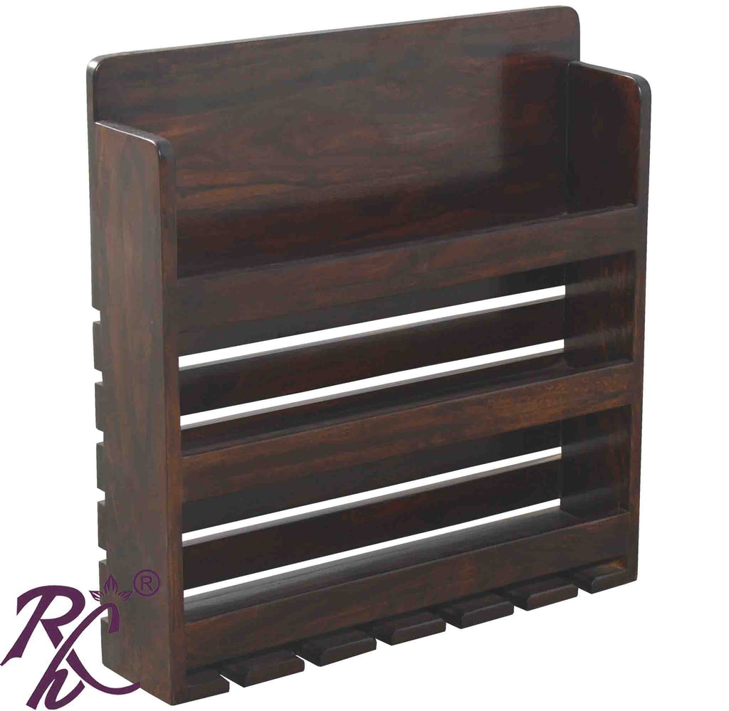Solid Wood Wall Bar Shelf