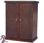 Solid Wood Jiksa Jali Door Design Bar Cabinet