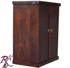Solid Wood Jiksa Jali Door Design Bar Cabinet