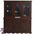 Solid Wood Wooden Jiksa Jali Design Bar Counter