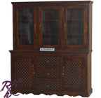 Solid Wood Wooden Jiksa Jali Design Bar Counter