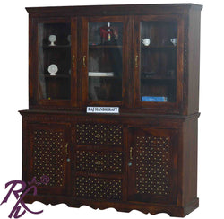 Solid Wood Wooden Jiksa Jali Design Bar Counter