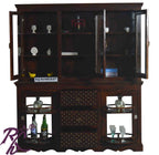 Solid Wood Wooden Jiksa Jali Design Bar Counter