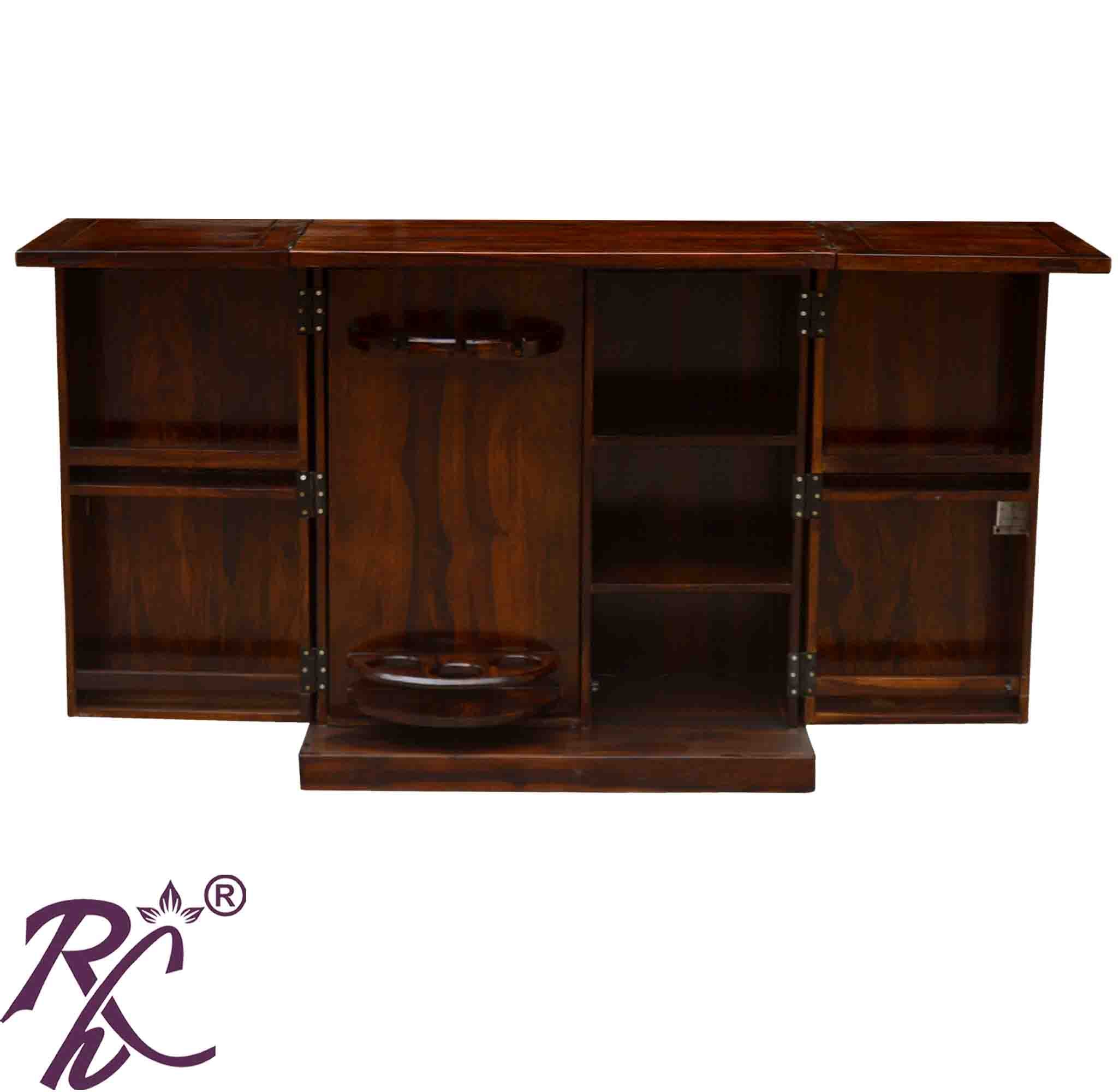 Solid Wood Cadbury Door Design Bar cabinet S