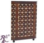 Solid Wood Corner Bar Cabinet