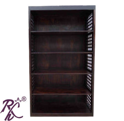 Solid Wood Wooden Jali Book Shelf