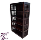 Solid Wood Wooden Jali Book Shelf