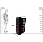 Solid Wood Wooden Jali Book Shelf